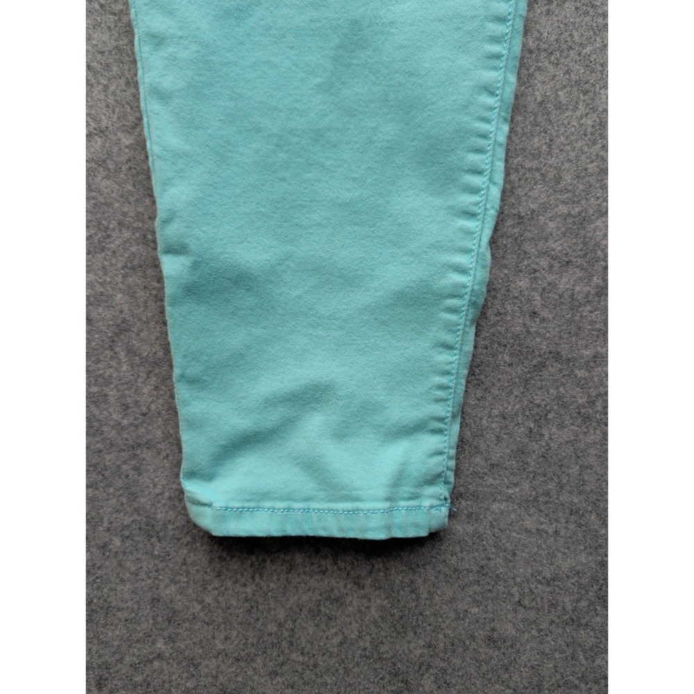 Democracy Ab Solution Capri Style Pants Women's 12 Turquoise Skinny - Picture 8 of 16